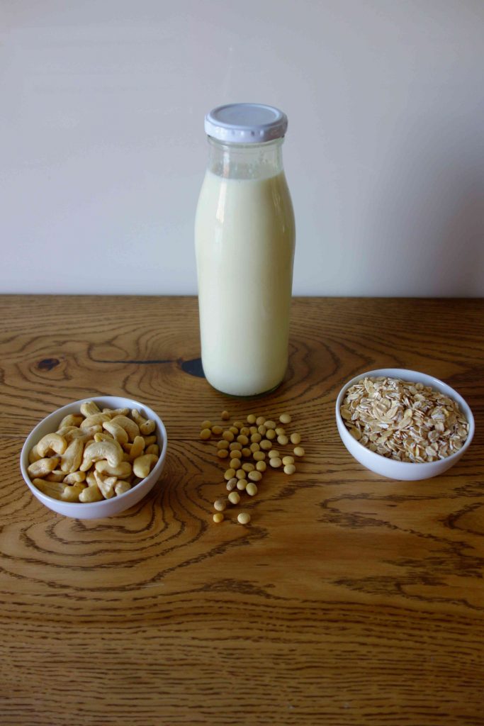 DIY Pflanzenmilch: Sojamilch, Hafermilch und Nussmilch einfach selber machen; DIY Plant Milk: Soy Milk, Oat Milk and Nut Milk easily made at home