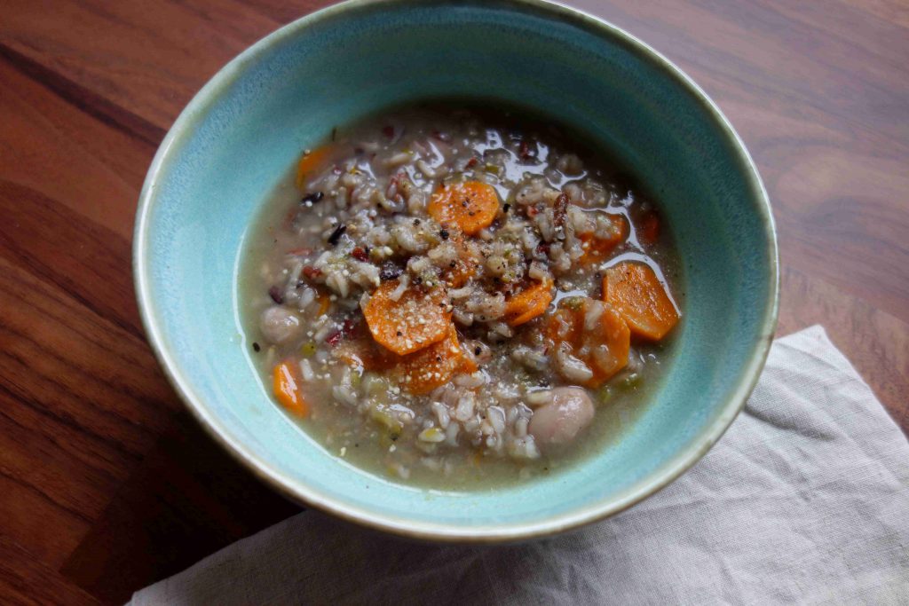 Gemüsesuppe mit Wildreis – viele Varianten, aber immer lecker!