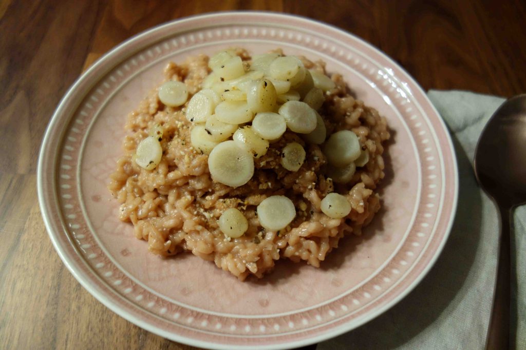 Risotto With Black Salsify