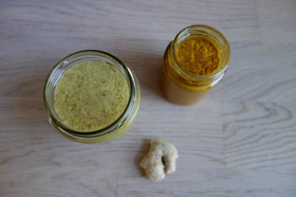 ginger and turmeric paste